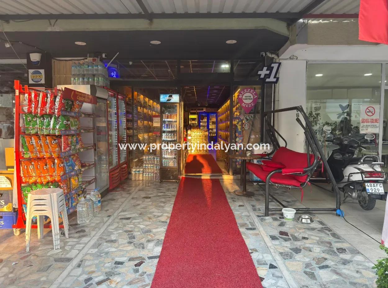 210 M2 Tekel Market For Rent On The Busiest Street Of Ortaca.
