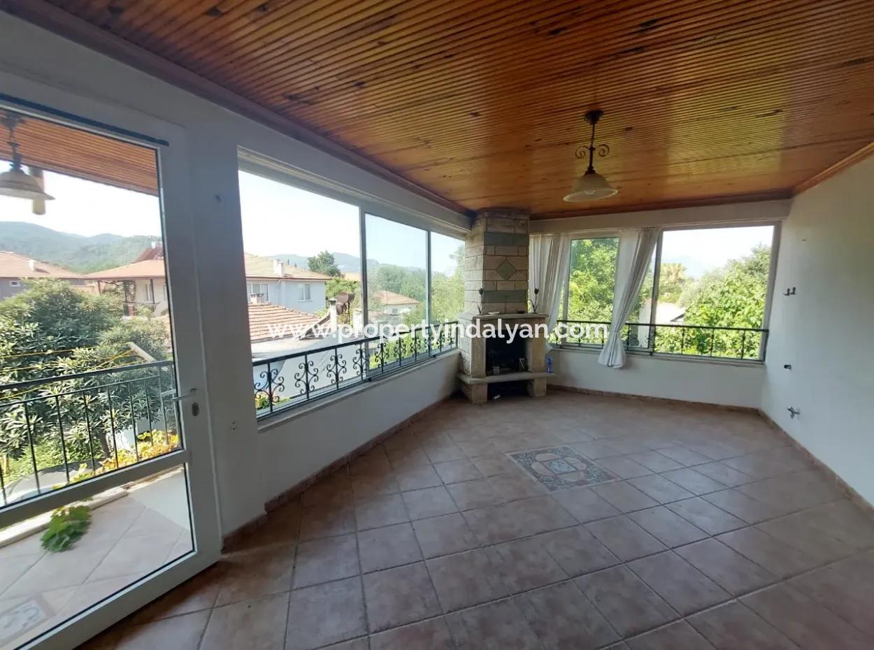 Detached Building With 2 Independent Apartments On 480 M² Land In Ortaca Kemaliye For Sale
