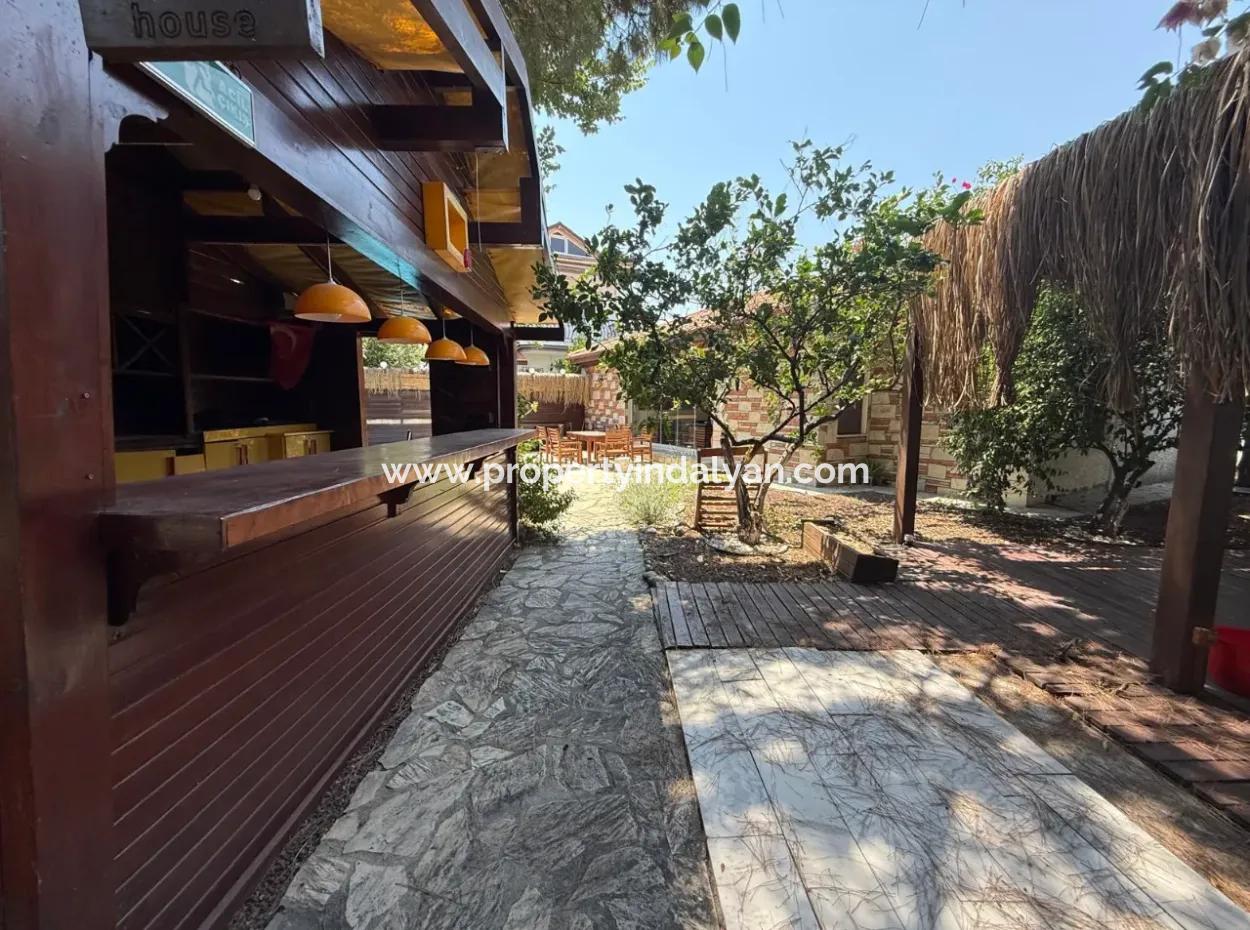 ???? Detached House With Restaurant And 3 In 1 Pool For Rent In Ortaca Dalyan, Muğla