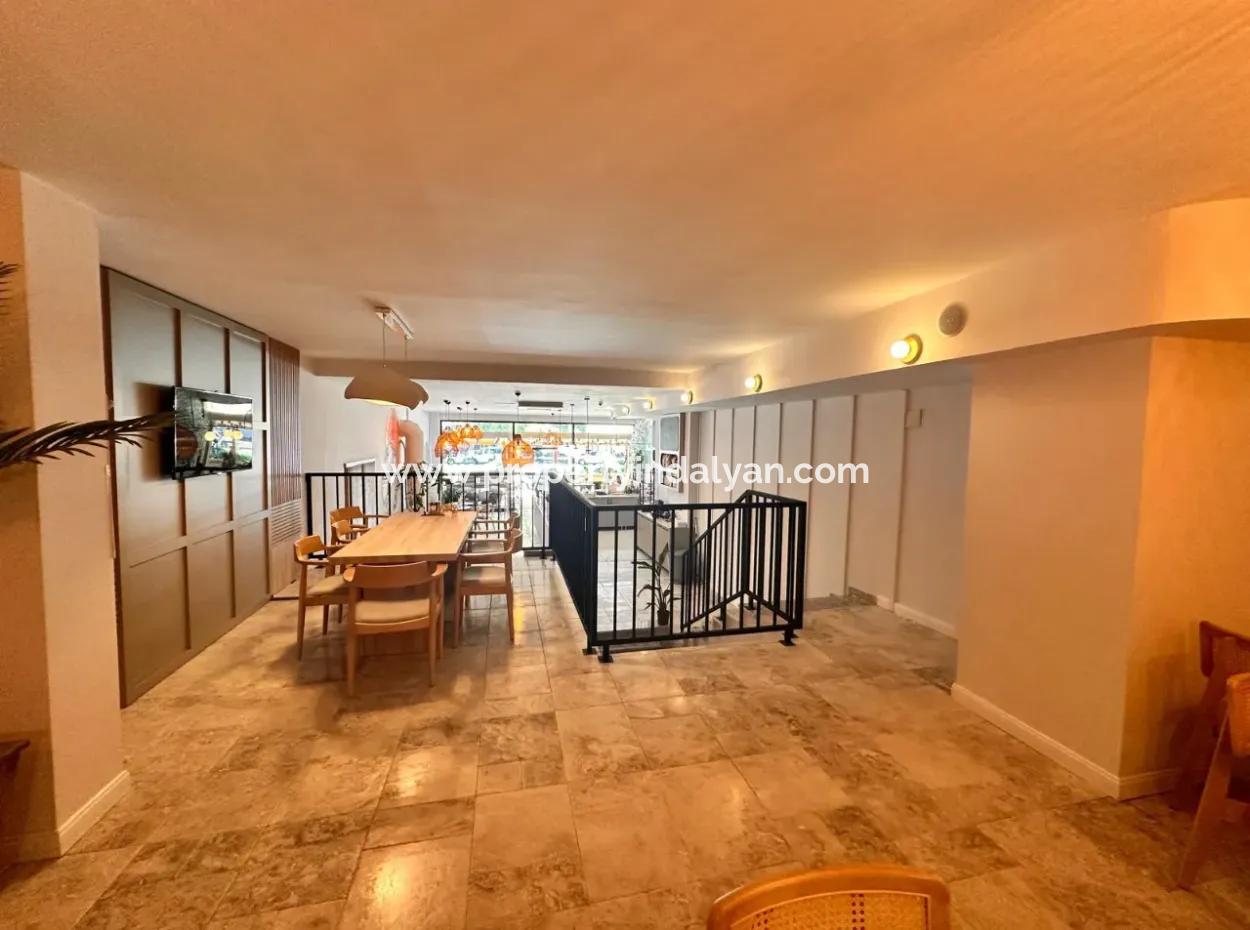 Luxury Cafe For Rent On The Busiest Street Of Ortaca.