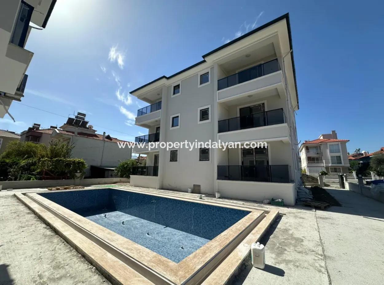 2 1 Zero Luxury Pool Apartment For Rent In Ortaca Center