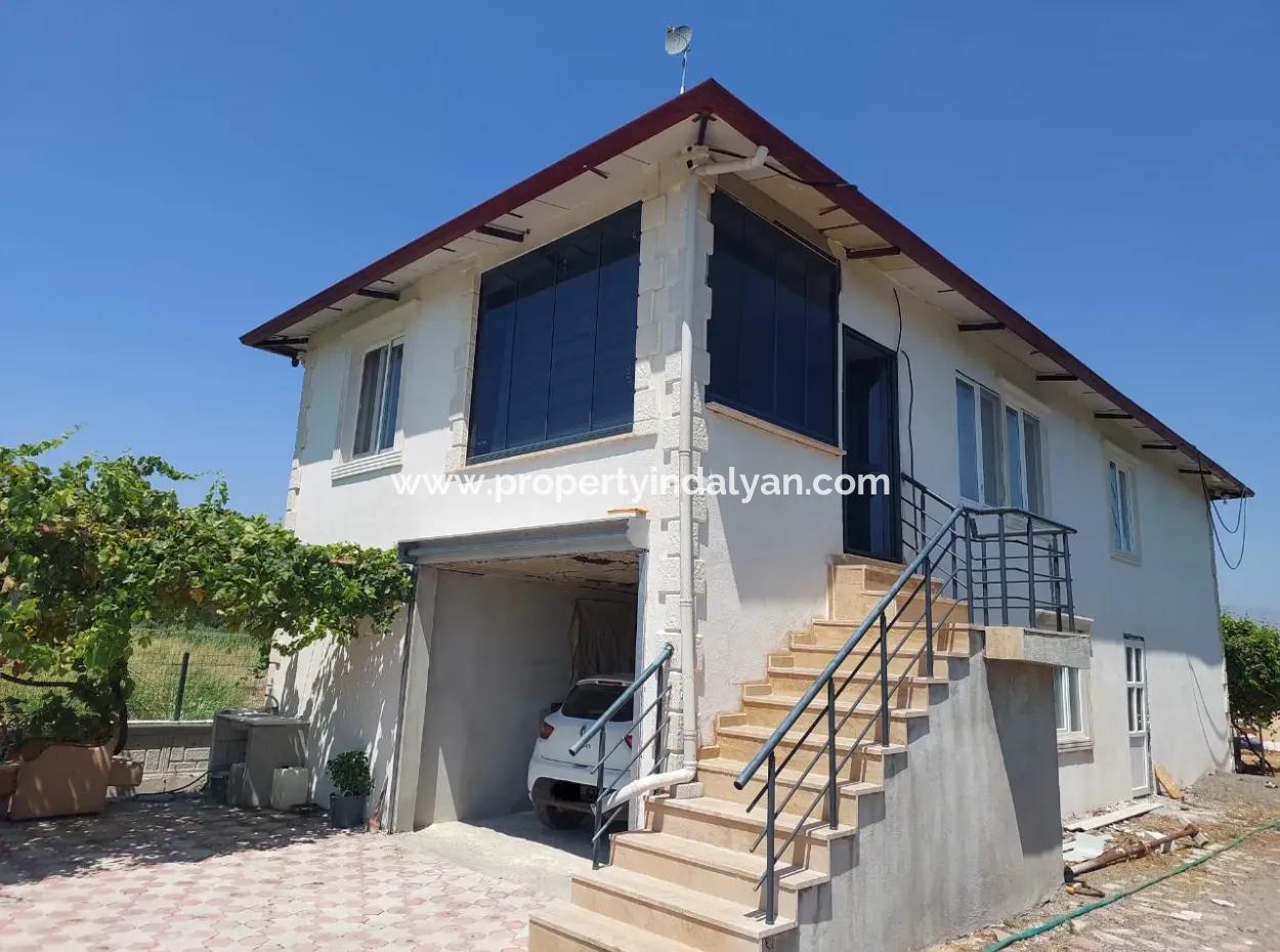 2 Storey 2 1 Apartment For Sale On 1.450 M² Land In Muğla Ortaca Tepearası