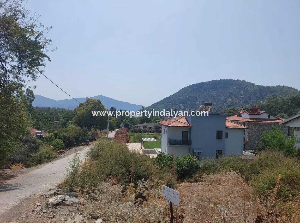 Lake View Residential Zoned Land For Sale In Köyceğiz Çandır Organic Village