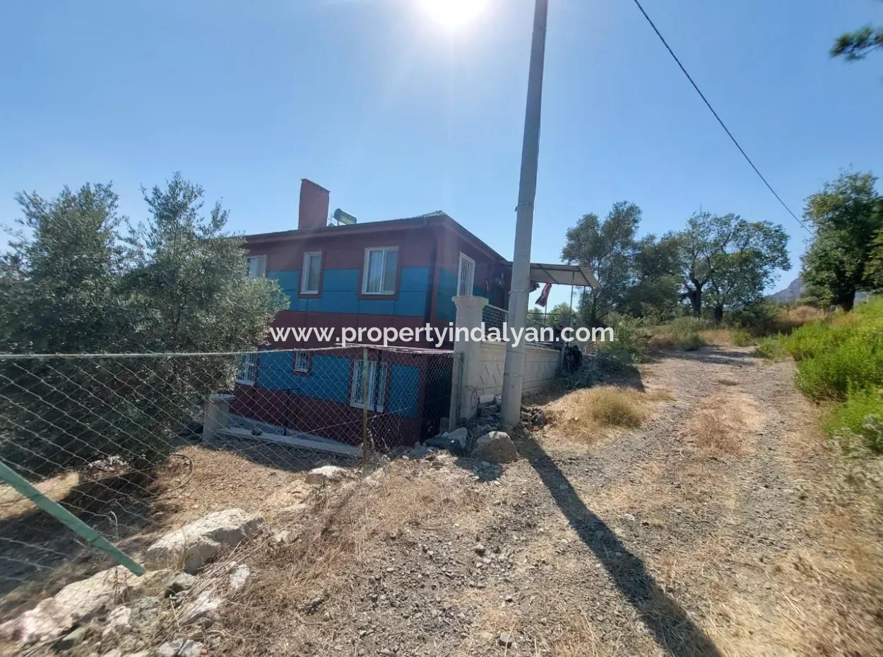 2 225 M2 2 Detached Parcels With Ortaca Sarigerme Sea View For Sale