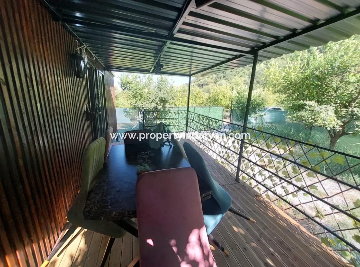 21 M² Furnished 1 1 Container House In Ortaca Okçular – Annual Rent