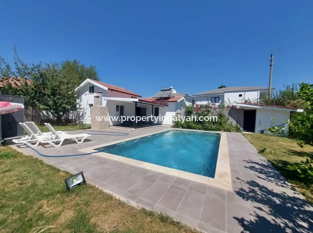 2 1 Detached House With Pool For Rent In Muğla Ortaca Dalyan