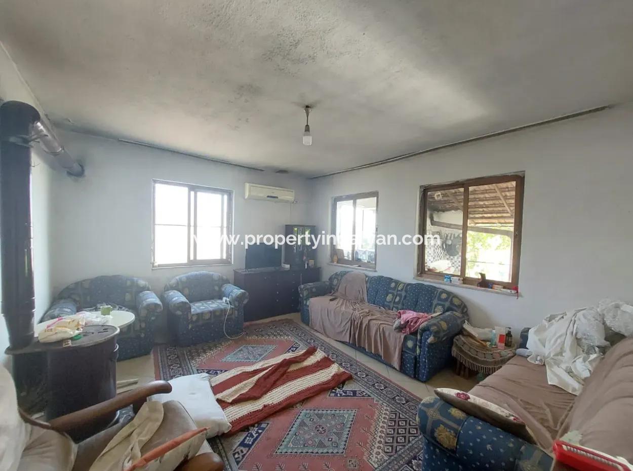 5.850 M² Lake View Land And Village House For Sale In Ortaca Eskiköy