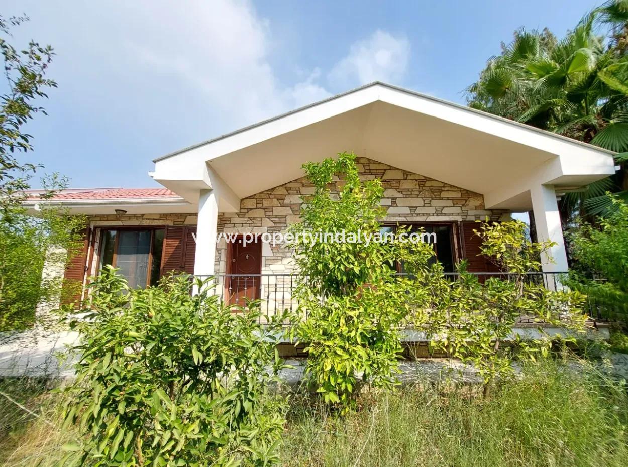 Houses On 3.500 M² Land Suitable For Tourism Investment In Muğla Dalyan For Sale