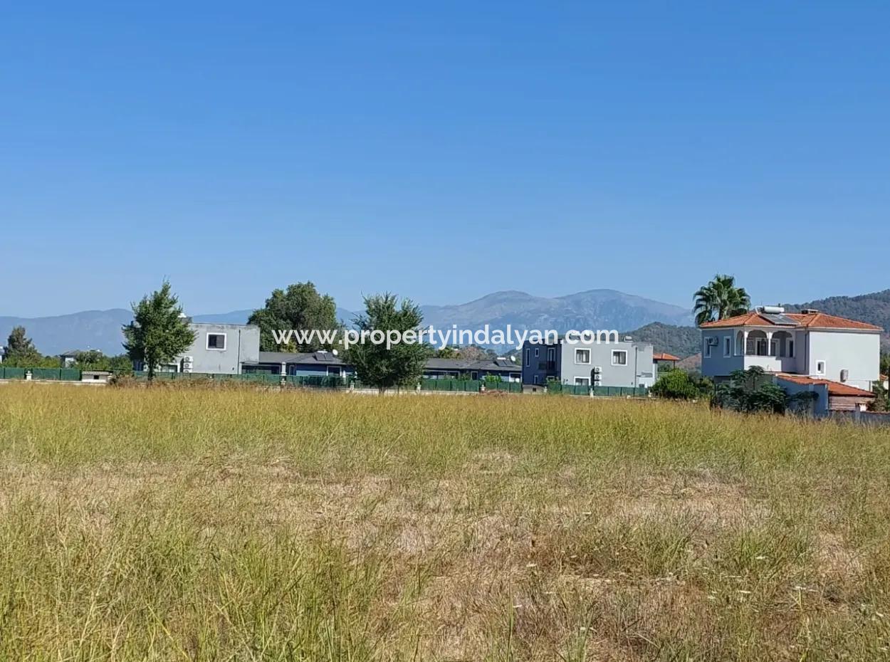 Land Within The Zoning Plan Of 500 M2 Detached Title Deed In Ortaca Archers Is For Sale