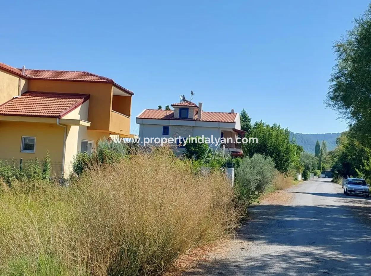 Land Within The Zoning Plan Of 500 M2 Detached Title Deed In Ortaca Archers Is For Sale