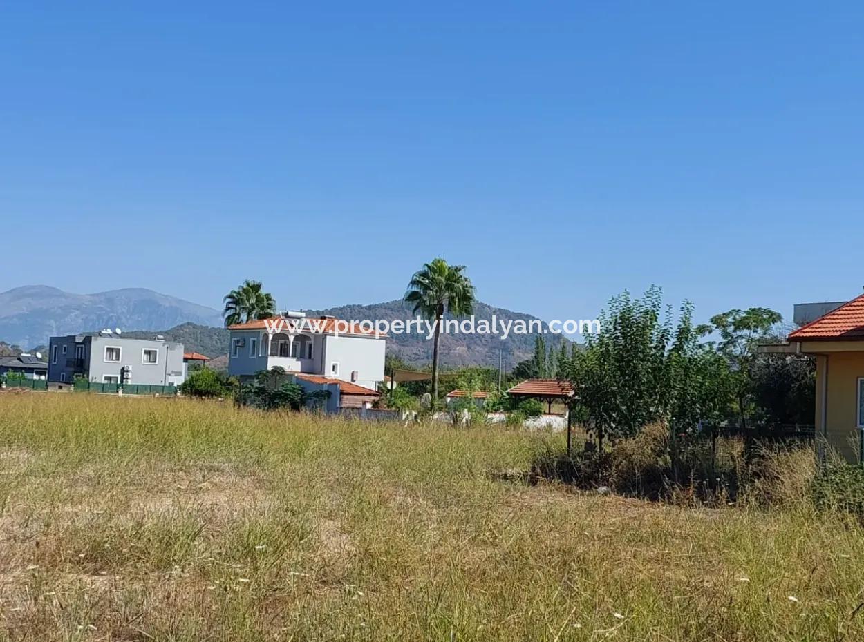 Land Within The Zoning Plan Of 500 M2 Detached Title Deed In Ortaca Archers Is For Sale