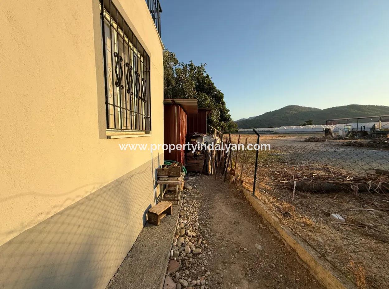 A Detached 2.5-Storey Building On The Dalyan Road In Ortacada Is For Sale.