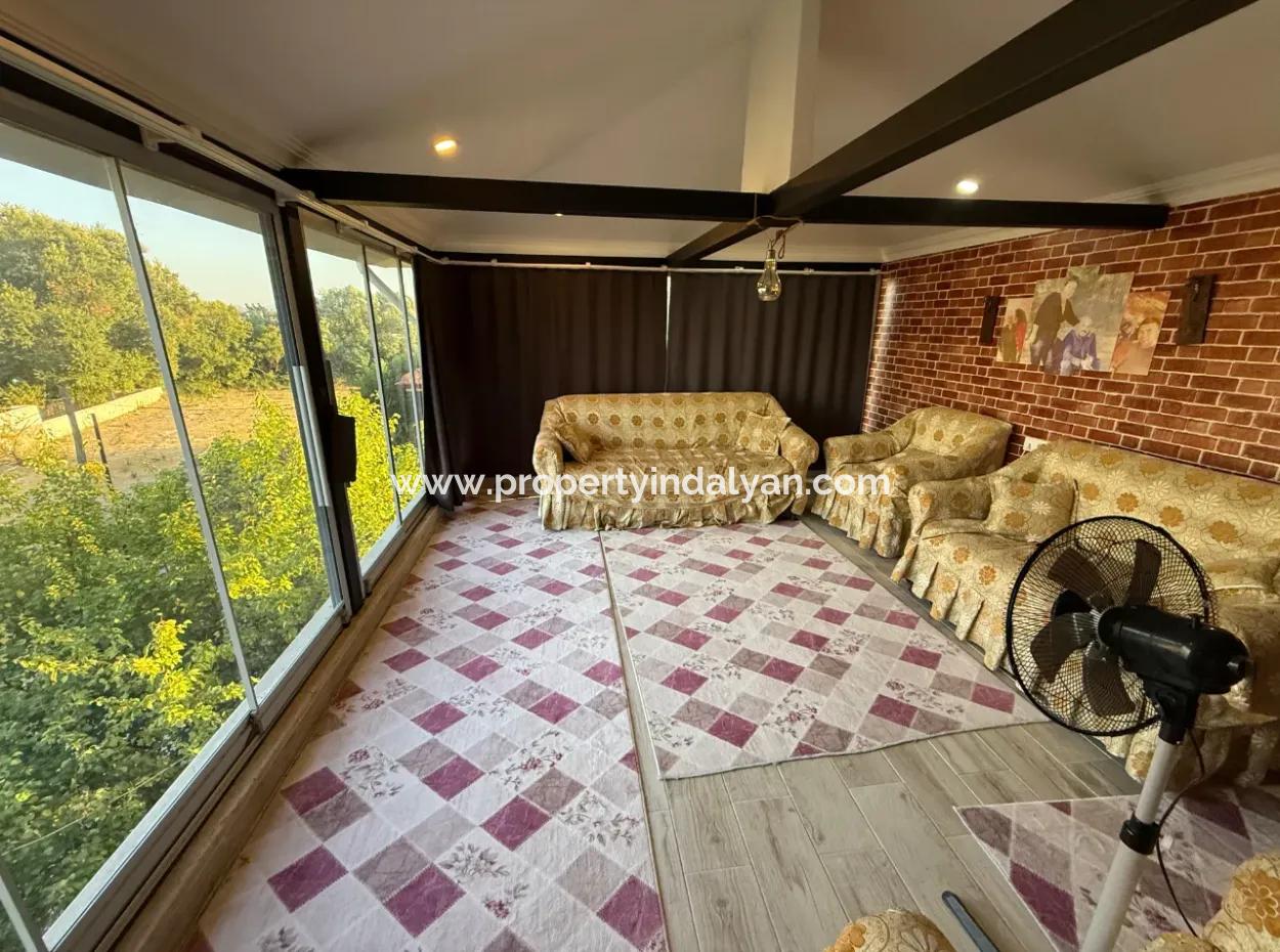 A Detached 2.5-Storey Building On The Dalyan Road In Ortacada Is For Sale.