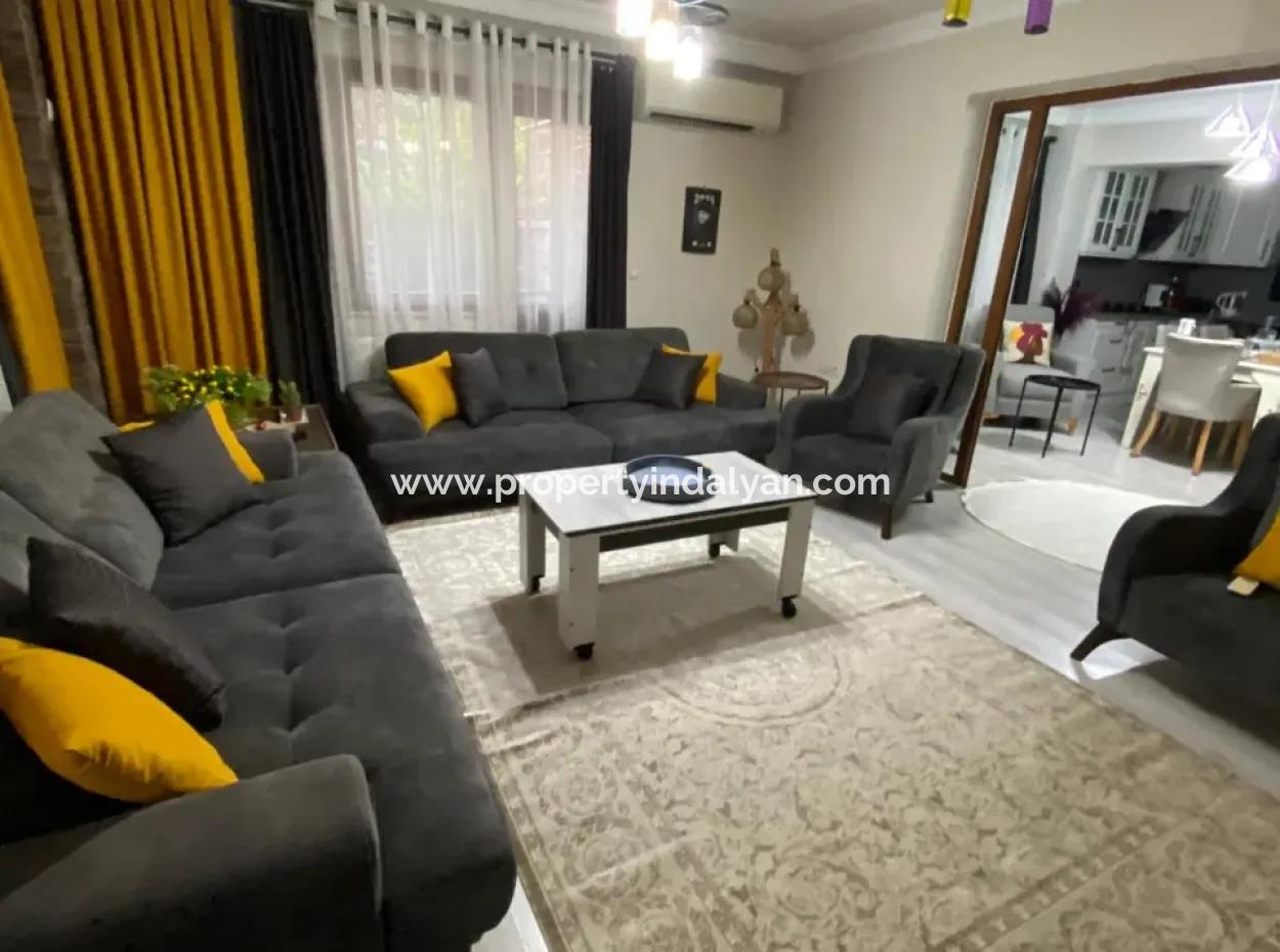 Ortaca Ekşiliyurt 2 1 Furnished Apartment For Rent On A Plot Of 700 M2 With Swimming Pool