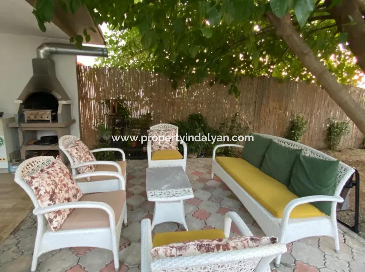 Ortaca Ekşiliyurt 2 1 Furnished Apartment For Rent On A Plot Of 700 M2 With Swimming Pool