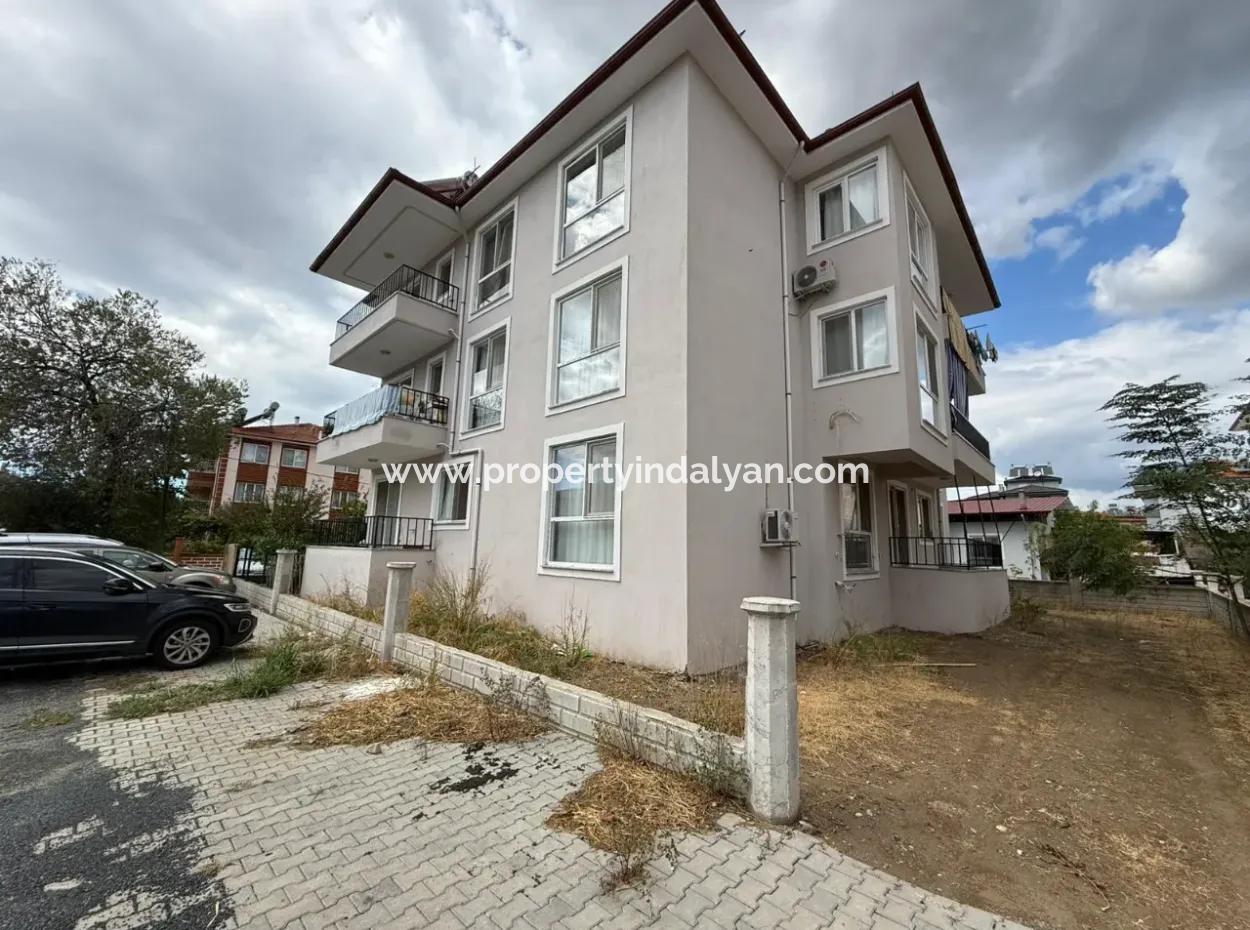 2 1 Garden Ground Floor Flat For Sale In Ortaca Republic.