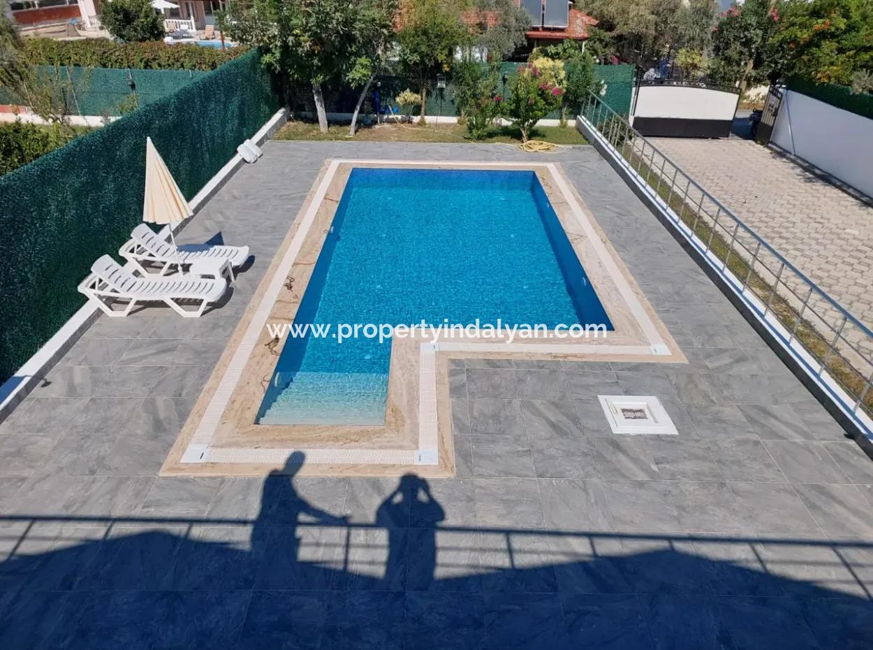 New 3 1 Duplex With Swimming Pool For Sale In Dalyan, Muğla