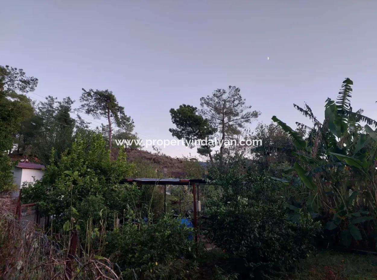 350 M2 Detached Tiny House Suitable Land For Sale In Ortaca Çaylı