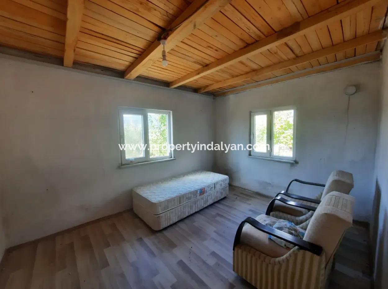 2 1 Houses And 200 M2 Barn On 5 000 M2 Detached Land In Çameli Kızılyaka For Sale