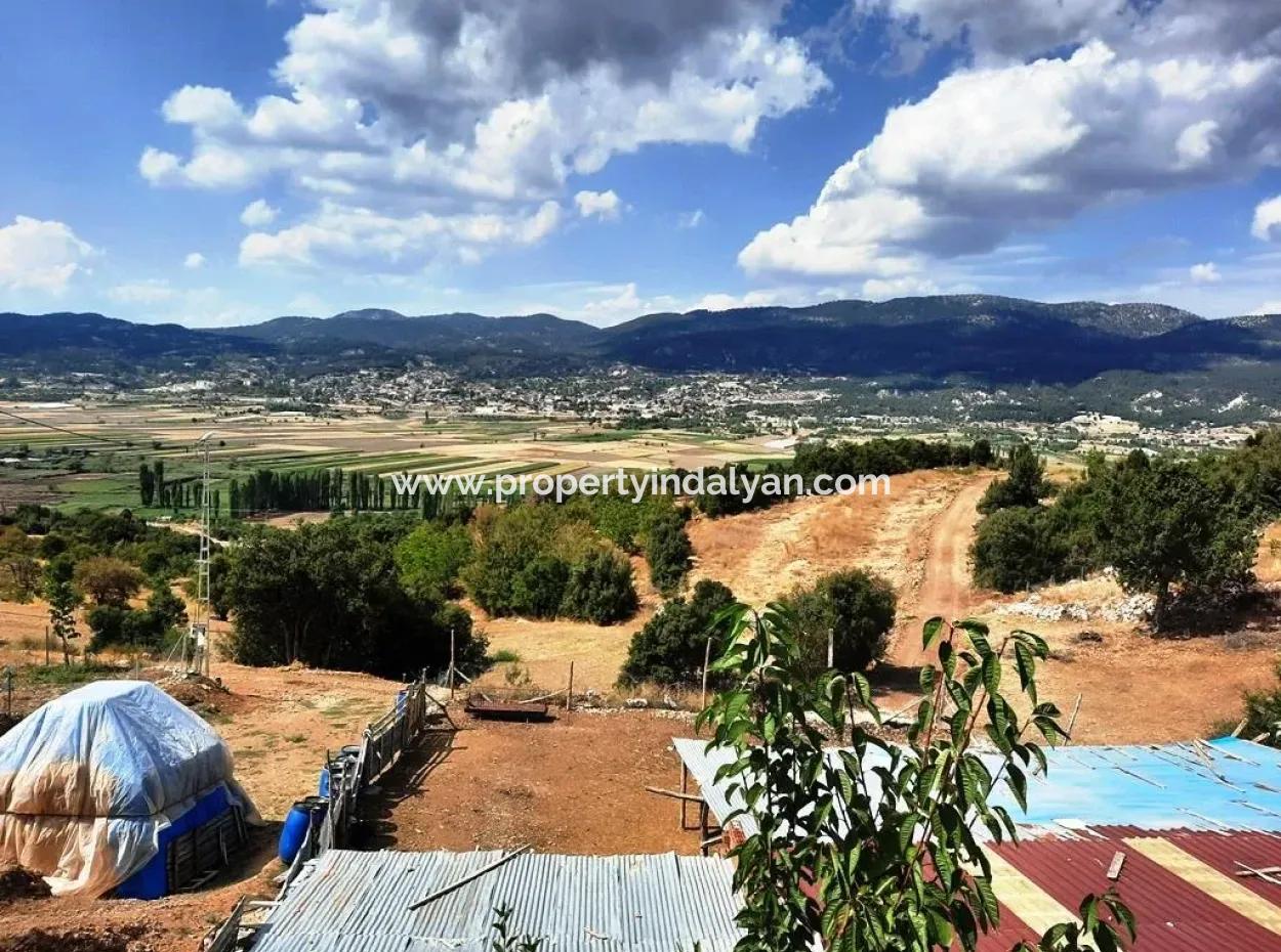 2 1 Houses And 200 M2 Barn On 5 000 M2 Detached Land In Çameli Kızılyaka For Sale