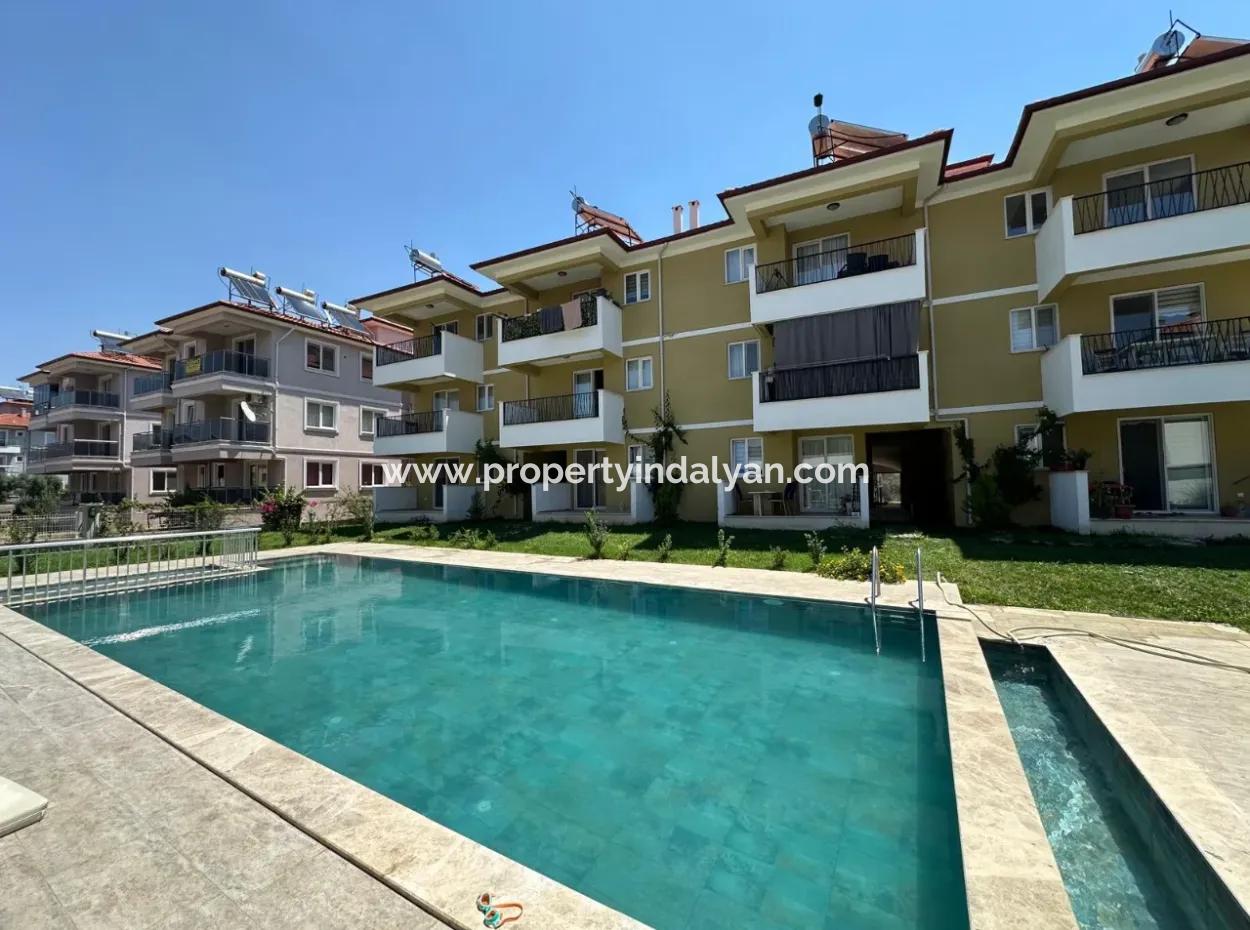 For Rent 2 1 Flat With Pool In Ortaca Karaburun