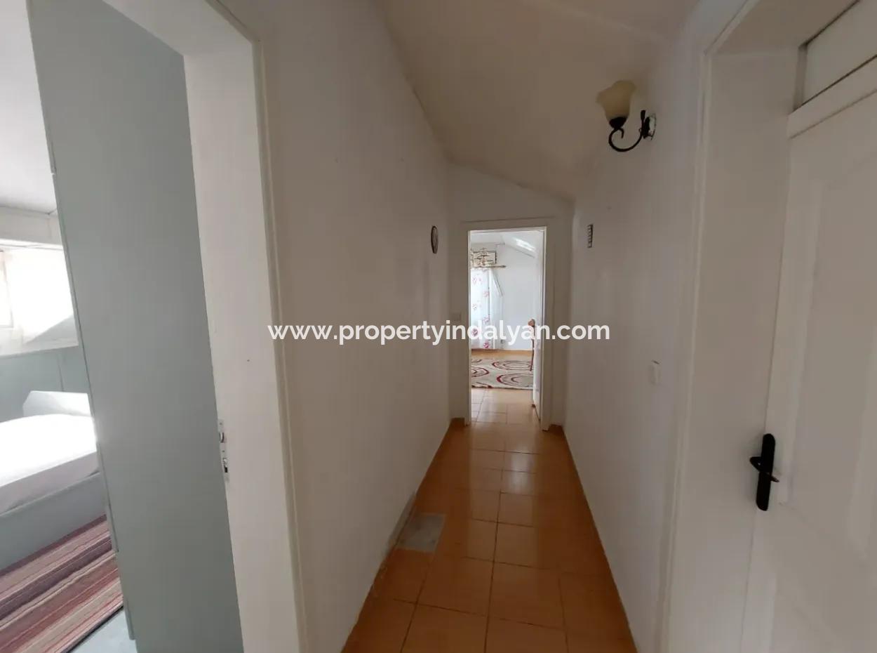 Furnished 2 1, 70M2, Penthouse Apartment For Rent In The Center Of Dalyan, Muğla