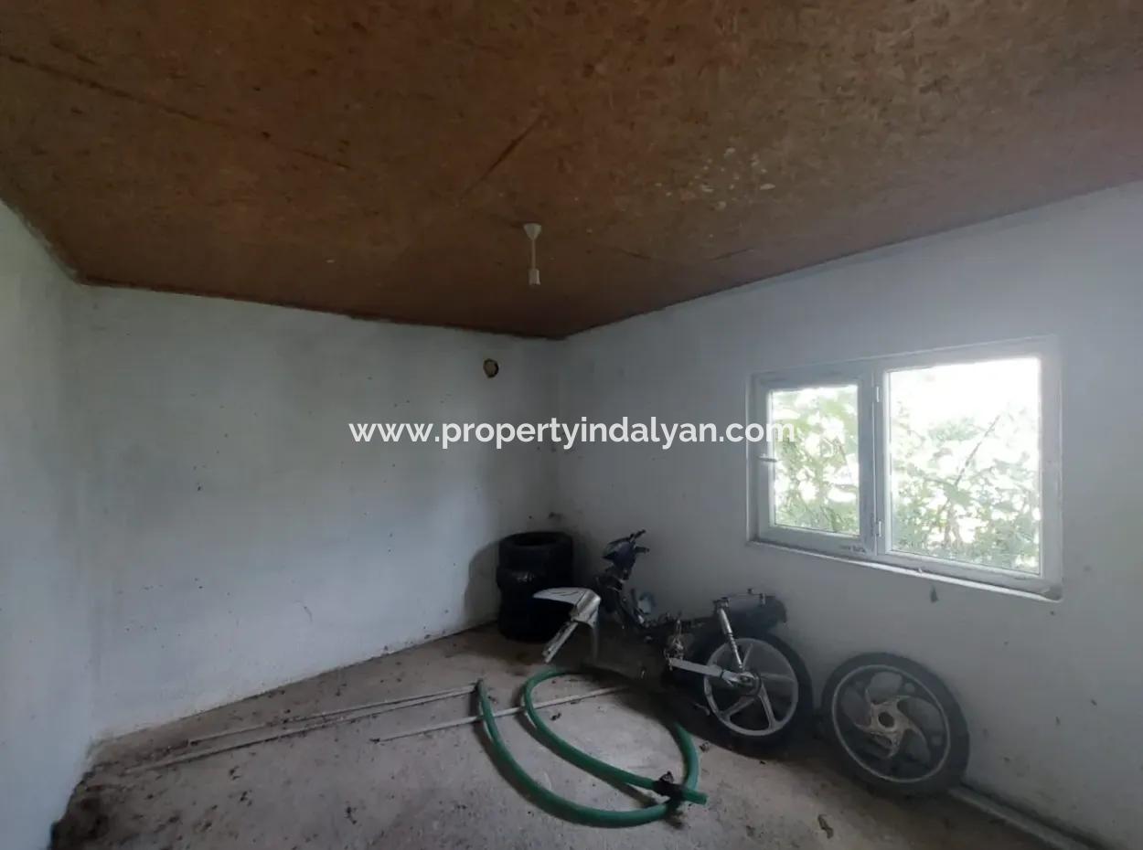 Muğla, Köyceğiz, Kavakarası 500 M2 Land 80 M2 2 1 Bargain Village House For Sale