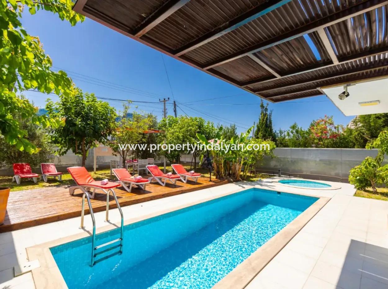 Furnished Luxury Villa With Swimming Pool In Dalyan For 6 Months Rent