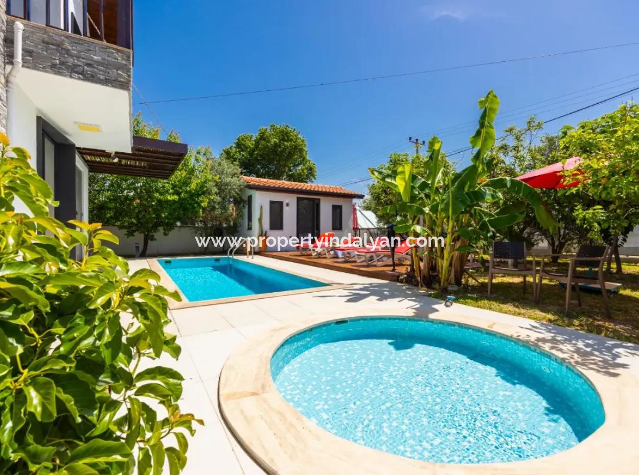 Furnished Luxury Villa With Swimming Pool In Dalyan For 6 Months Rent