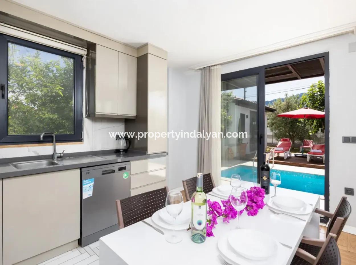 Furnished Luxury Villa With Swimming Pool In Dalyan For 6 Months Rent