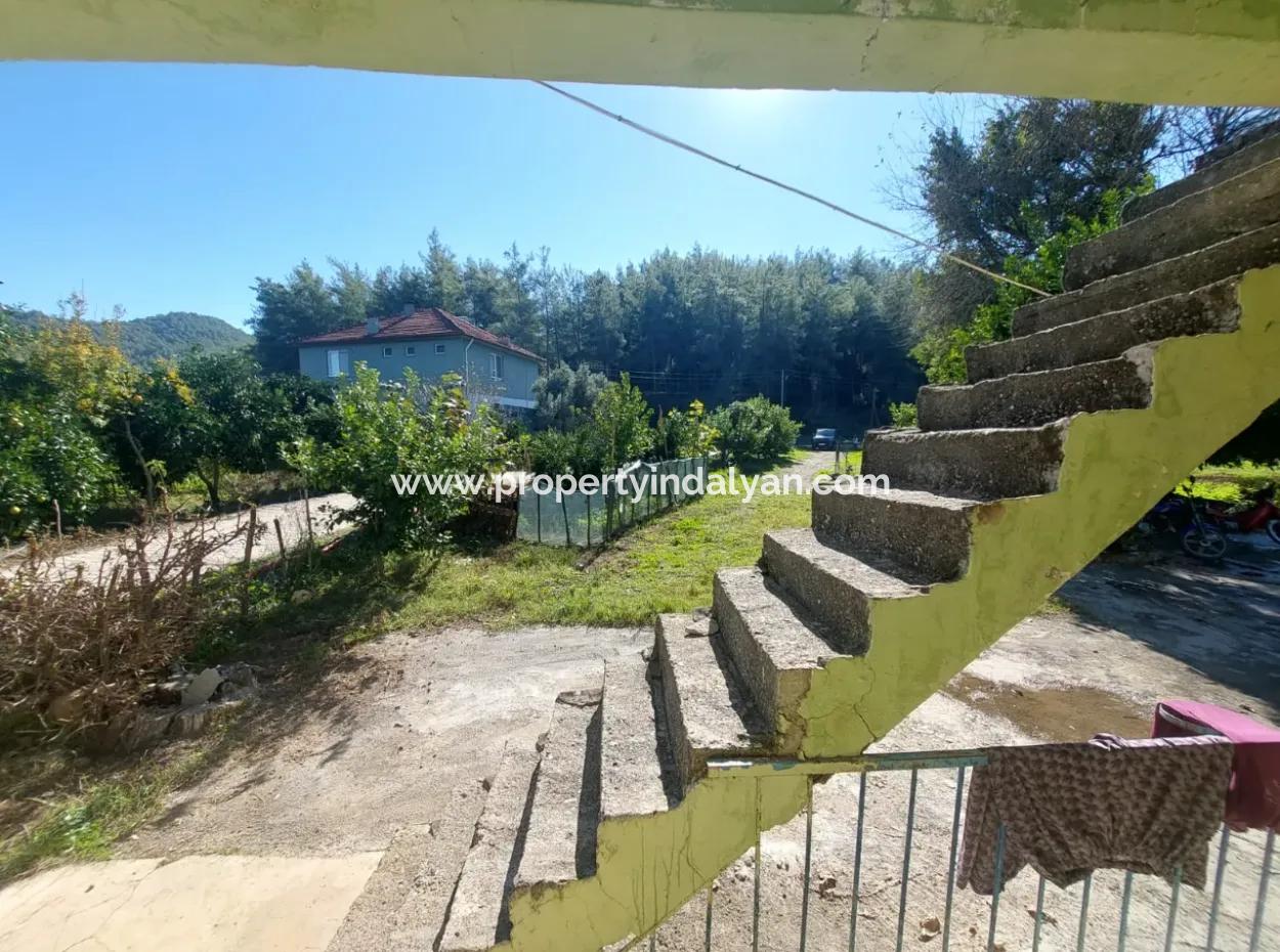 Muğla, Köyceğiz, Kavakarası 400 M2 Land 90 M2 2 1 Bargain Single Storey House For Sale