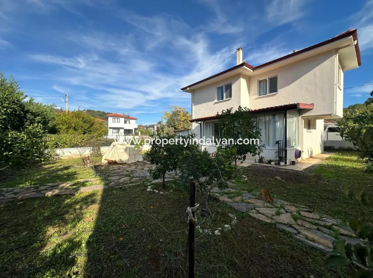 130 M2 Villa For Sale In 417 M2 Plot In Ortaca Mergenli