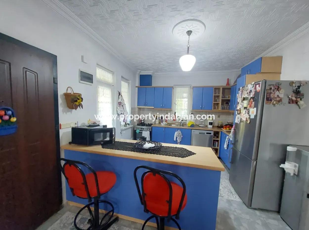 A House With 4 1 And 3 1 Swimming Pools On 645 M2 Land In Ortaca Kemaliye Is For Sale Or Exchange.