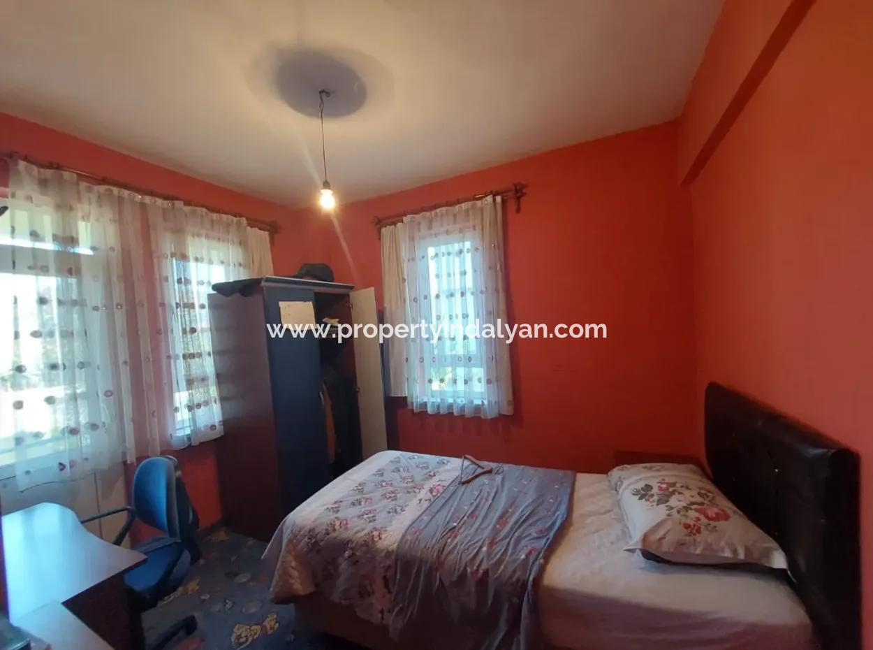 A House With 4 1 And 3 1 Swimming Pools On 645 M2 Land In Ortaca Kemaliye Is For Sale Or Exchange.