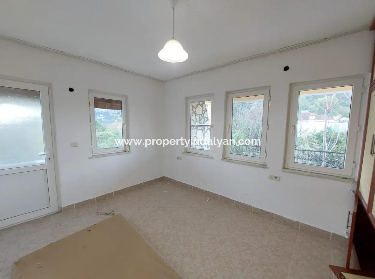 Ortaca Marmarlıda Garden 150 M2, 3 1 Upper Floor Unfurnished Flat For Rent