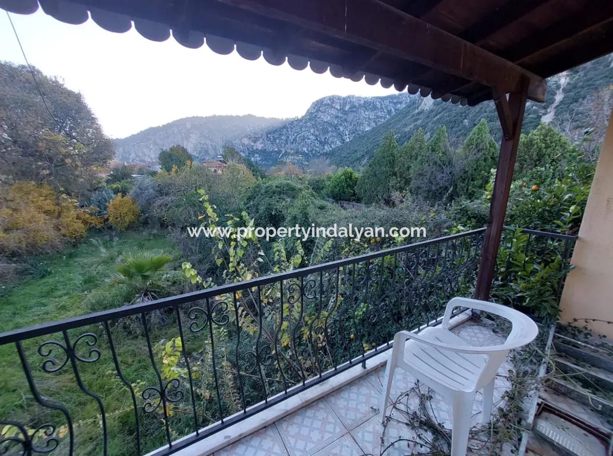 Ortaca Marmarlıda Garden 150 M2, 3 1 Upper Floor Unfurnished Flat For Rent