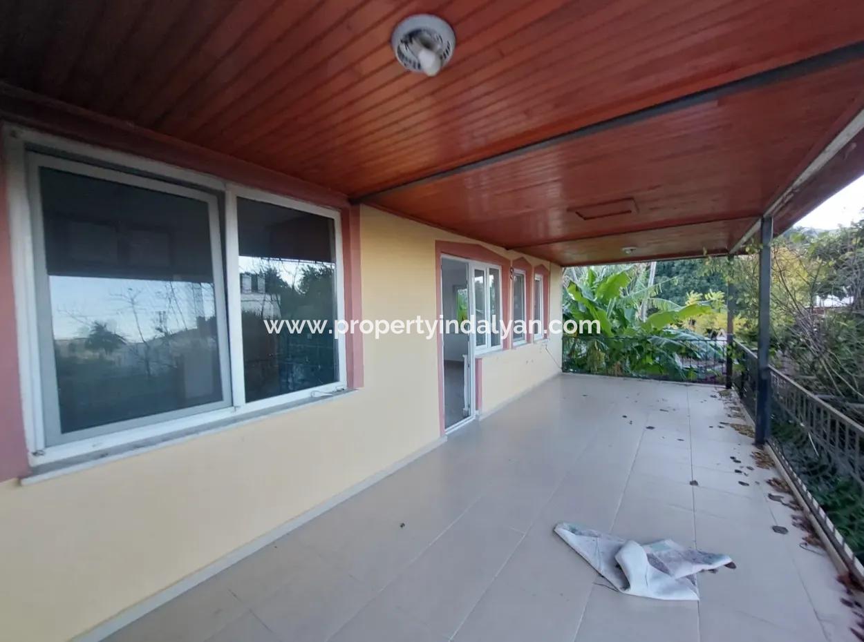 Ortaca Marmarlıda Garden 150 M2, 3 1 Upper Floor Unfurnished Flat For Rent