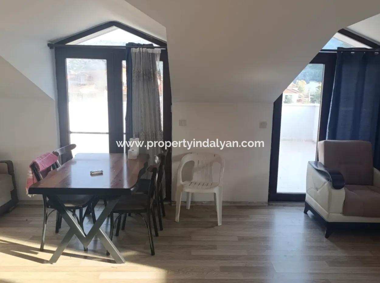 Ortaca Dalyanda Swimming Pool 80 M2, 2 1 Furnished Flat For Rent