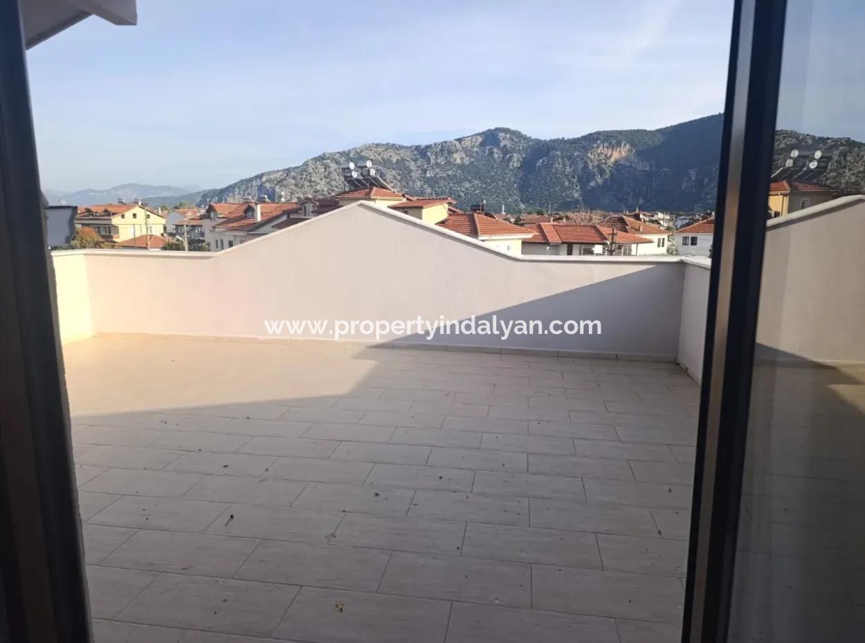 Ortaca Dalyanda Swimming Pool 80 M2, 2 1 Furnished Flat For Rent