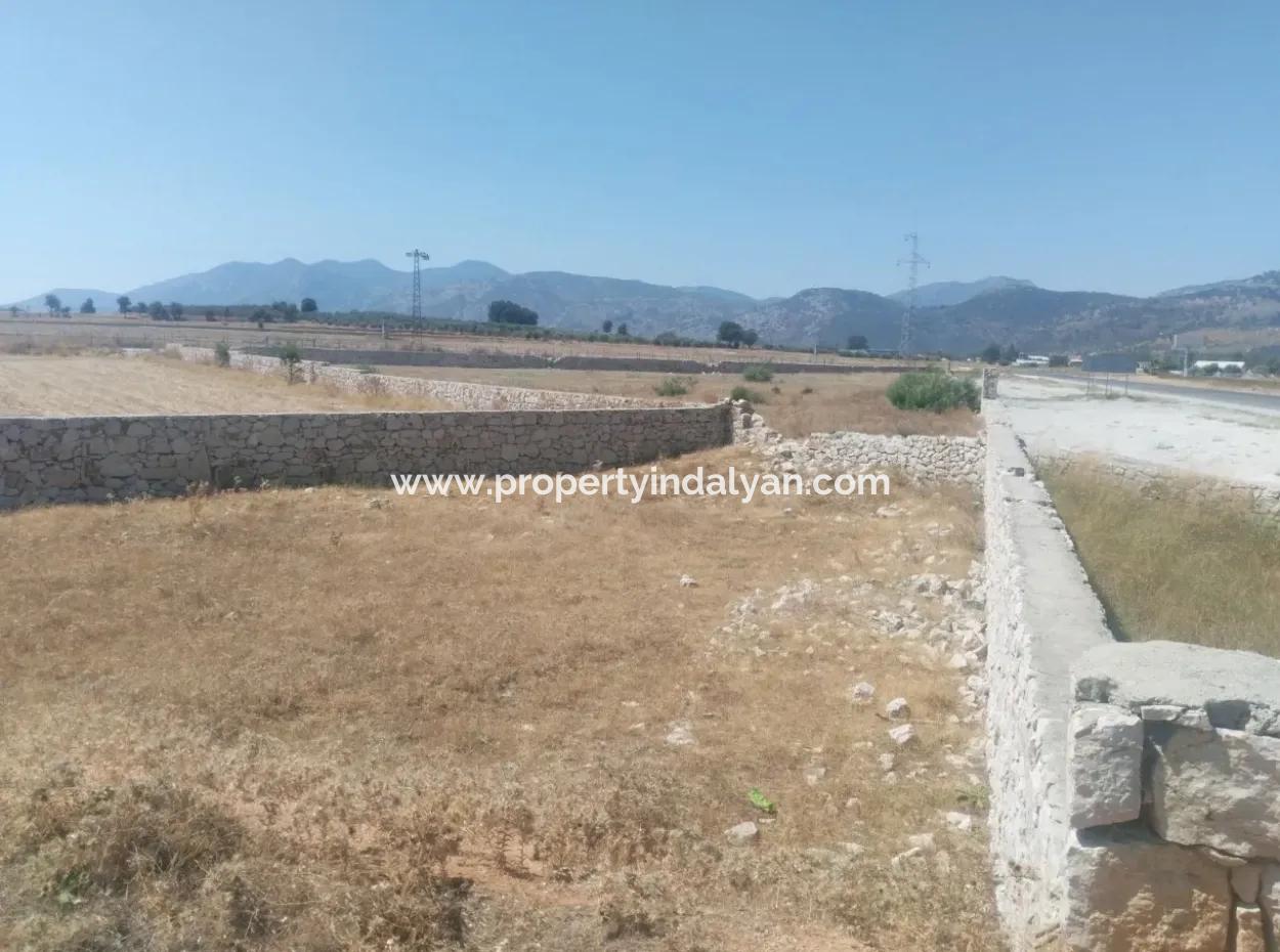 Land For Sale In Seydikemer Blowing Zero On The Main Road