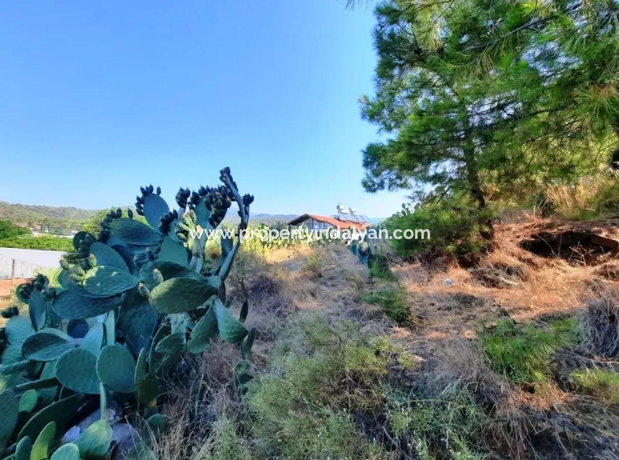 Plot Of Land With Sea Views For Sale In Fethiye Ciftlikkoy