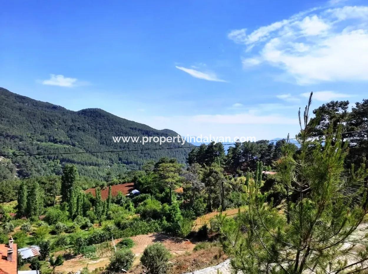 Köycegiz Yayla, Agla Village For Sale Detached Land Suitable For Investment With Lake View