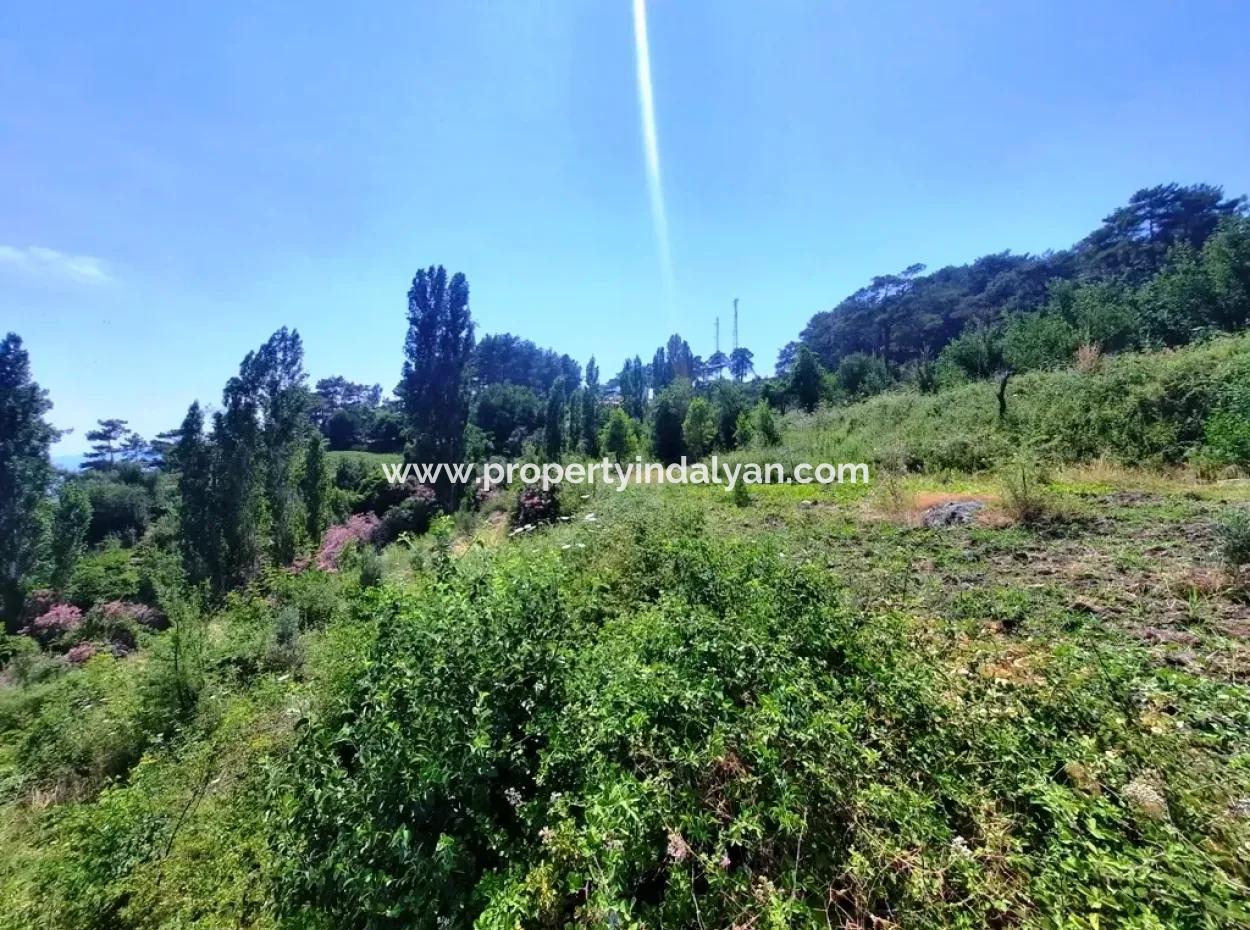 Köycegiz Yayla, Agla Village For Sale Detached Land Suitable For Investment With Lake View