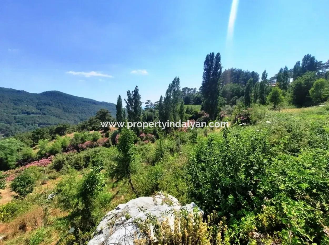 Köycegiz Yayla, Agla Village For Sale Detached Land Suitable For Investment With Lake View