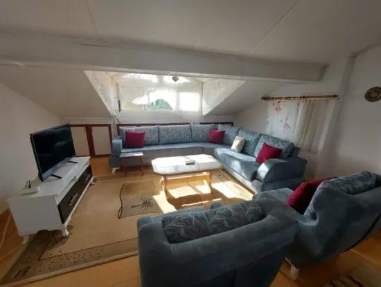 Furnished 2 1, 70M2, Penthouse Apartment For Rent In The Center Of Dalyan, Muğla