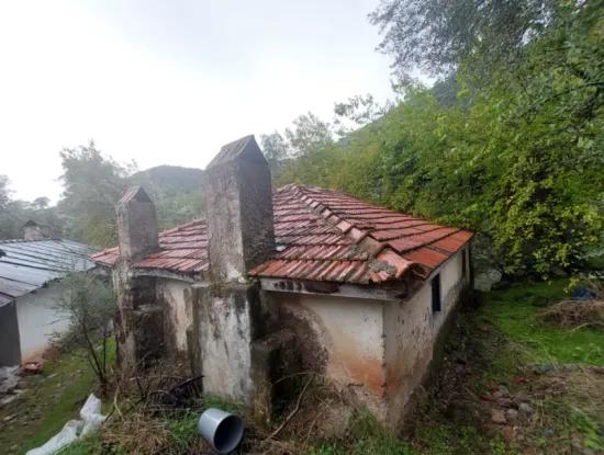 Village House With Title Deed For Sale In Nature In Muğla Fethiye İnlice