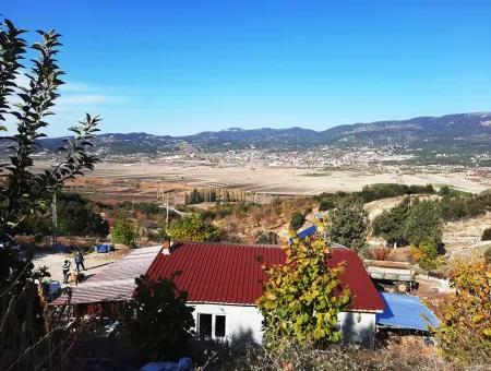 Denizli Çameli Kizilyaka Butterfly Land And Village House With Dog View For Sale