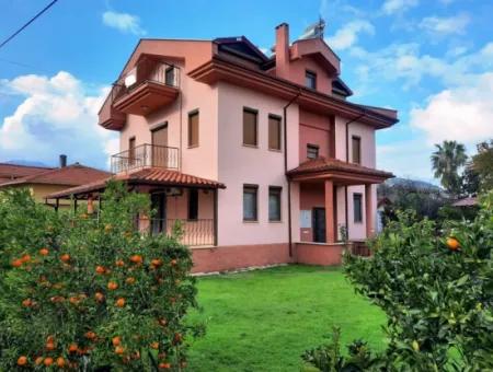 Mugla Ortaca Dalyan 3-Storey Detached House For Sale