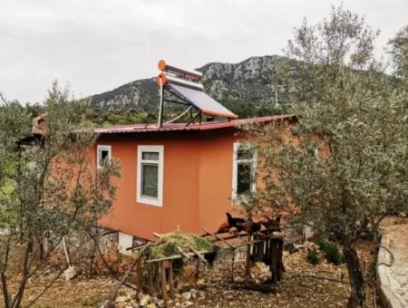 Detached Village House In Nature For Sale In Fethiye Gocek Taşbasi