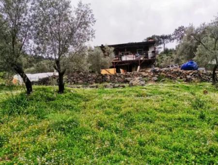 Detached Village House In Nature For Sale In Fethiye Gocek Taşbasi